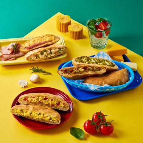 그로서리서울 저당 피타브레드 6종 샘플팩(토마토바질,바질치즈,햄치즈,트러플크림치킨,콘치즈에그,허니머스타드치킨)