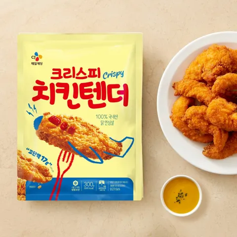 [1+1] CJ 크리스피치킨텐더300g