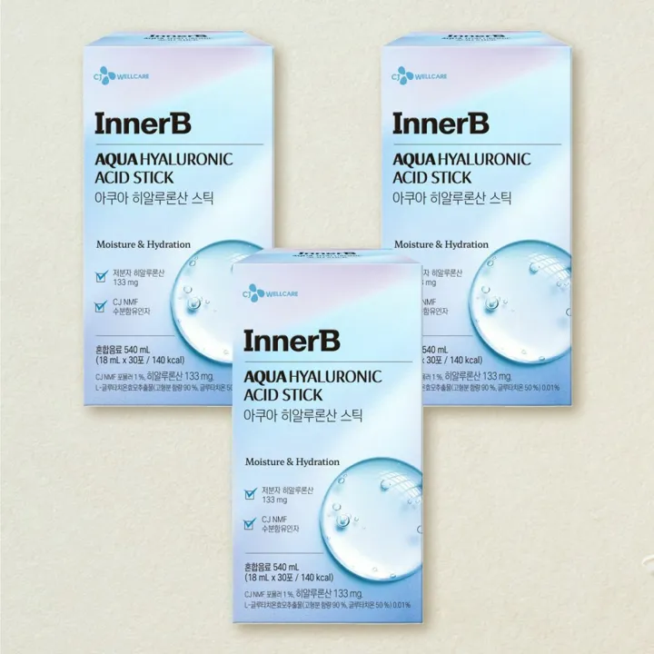 이너비 아쿠아 히알루론산 스틱 18ml(30포)X3개