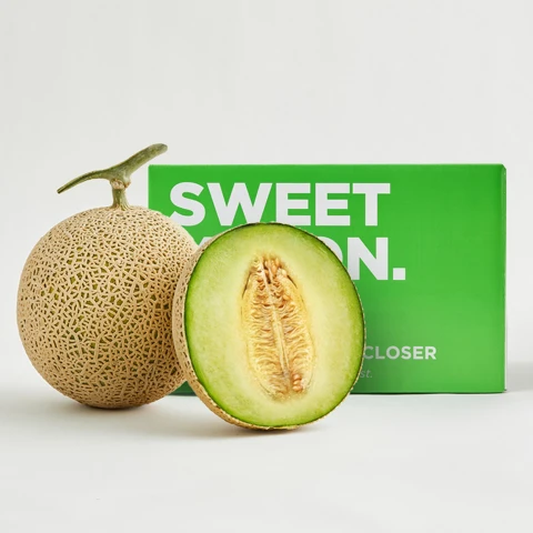 수플린 프리미엄 고당도 머스크 메론 3.2kg(총 2입)