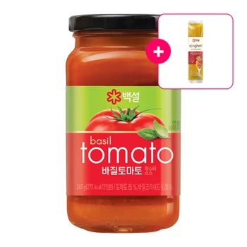 백설 바질 토마토 파스타소스 365g + [사은품]백설 파스타면 250g