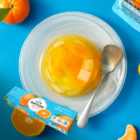 쁘띠첼 과일젤리 밀감 90g*3