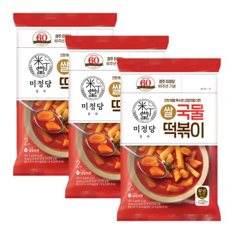 미정당 쌀 국물떡볶이 401.2gX3개