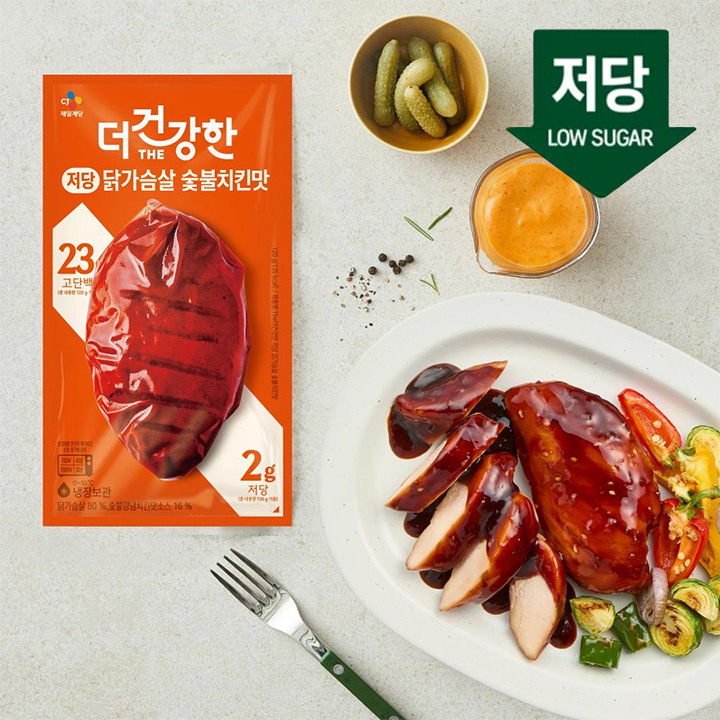 더건강한 저당 닭가슴살 숯불치킨맛 120g