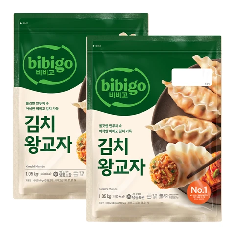 비비고 김치왕교자 1.05kgX2개