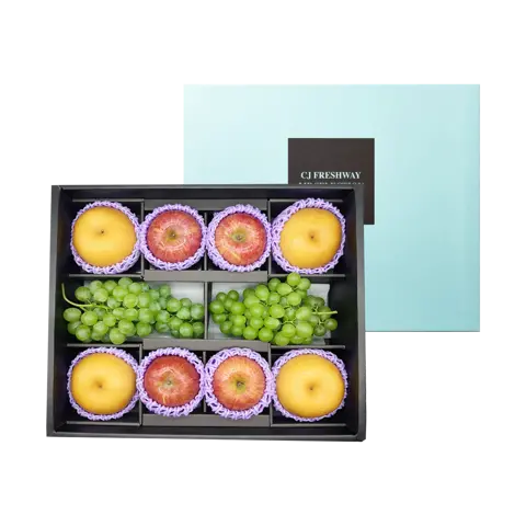 [26년설 선물세트]프레시웨이 혼합과일 선물세트 5kg (사과4입+배4입+샤인머스캣2입)