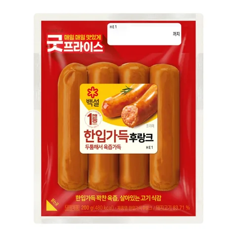 백설 한입가득 후랑크 200g