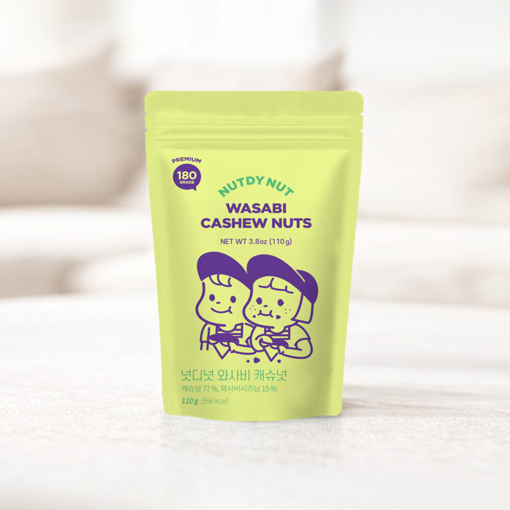 [행사]넛디넛 와사비캐슈넛 파우치 110g