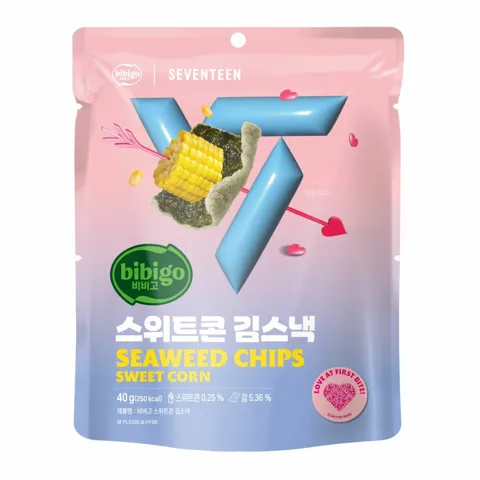 [비비고|세븐틴]비비고 스위트콘 김스낵 40g