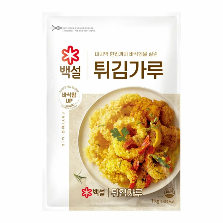 [박스특가]백설 튀김가루 1kg, 10개