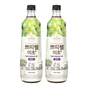 쁘띠첼 미초 청포도 900mlX2개(소비기한:2025-11-03)