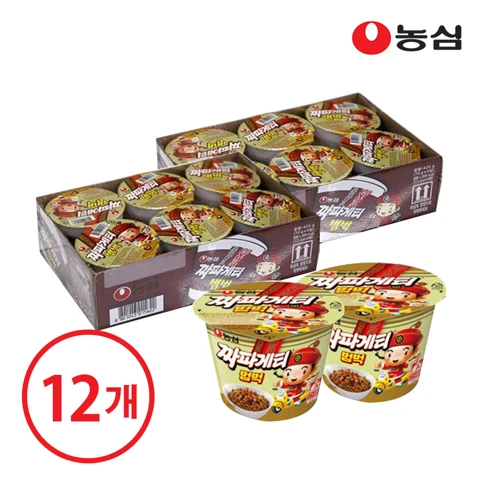 농심 짜파게티범벅 소컵 70gX12개