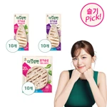 [슬기 PICK]더건강한 닭가슴살(냉동) 3종 30개 세트 (각 10개씩)