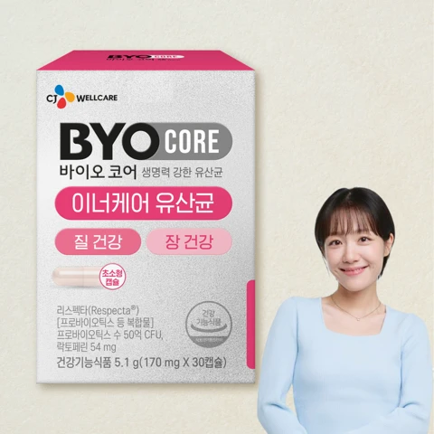 [유산균] 바이오코어 이너케어 유산균 30캡슐(1개월)