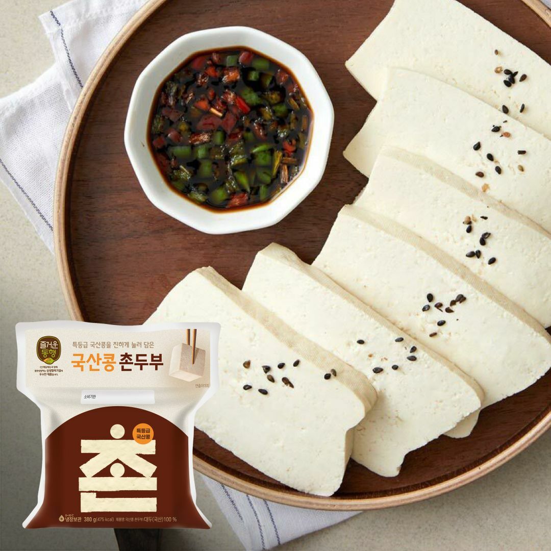 즐거운동행 국산콩촌두부 380g