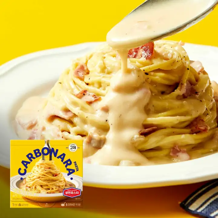 [1+1] 고메 까르보나라 생면파스타 250g (소비기한: 2026-08-19)