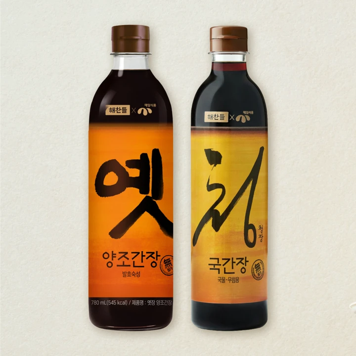 옛장 양조간장780ml+청장(국간장)780ml