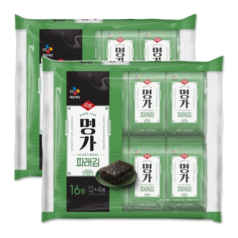 비비고 파래김 4gX16봉X2개 (총 32개)