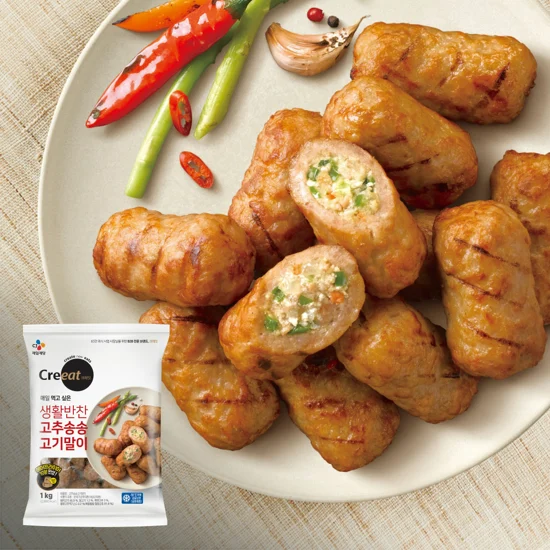 크레잇 생활반찬 고추송송 고기말이 1kg