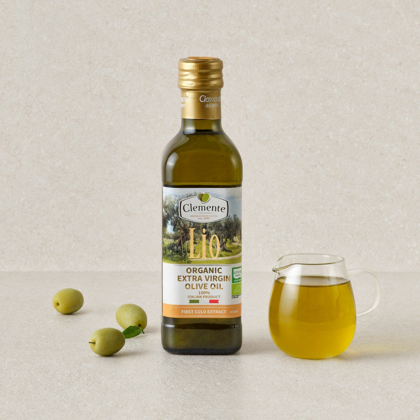 [CJ더마켓] 리오 유기농 엑스트라버진 올리브유 0.5L