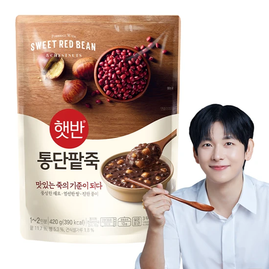 햇반 통단팥죽 420g