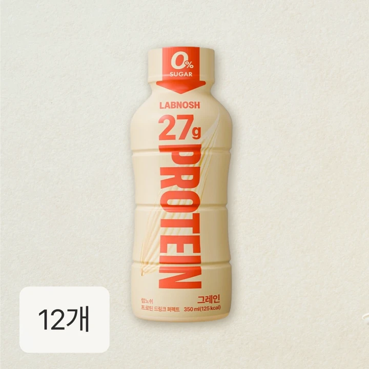 랩노쉬 프로틴 드링크 퍼펙트 그레인 350ml 12개입
