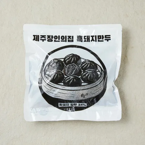 제주 장인의집 흑돼지만두 350g