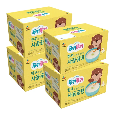 푸키루키 한우사골곰탕 1.5kg(300gX5개)X4개