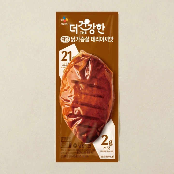 더건강한 저당 닭가슴살 데리야끼맛 120g