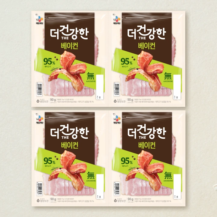 더건강한 베이컨 90gX4개