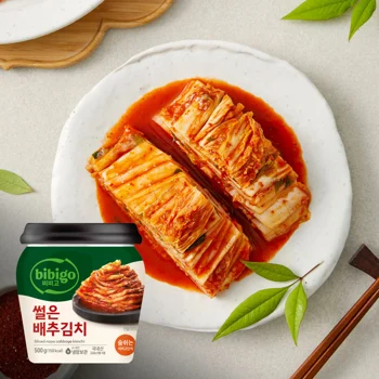 비비고 썰은배추김치 500g (용기형)