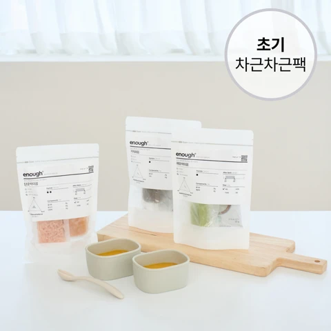 이너프 이유식 스타터팩 초기 1단계 380g (7팩/14끼)