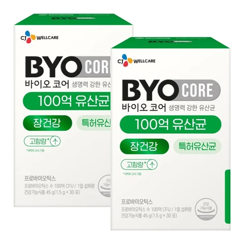 바이오코어 100억 유산균 30포(1개월)X2개