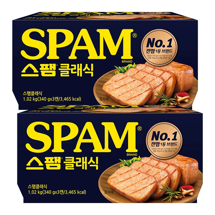 스팸 클래식 340g*3번들X2개