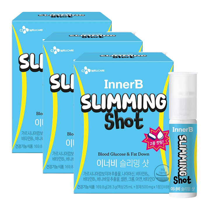 이너비 슬리밍샷6입X3개