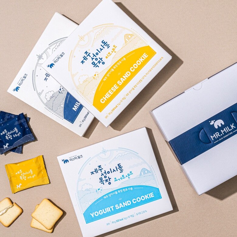 [CJ더마켓] 성이시돌 샌드 3종세트(우유,요거트,치즈)