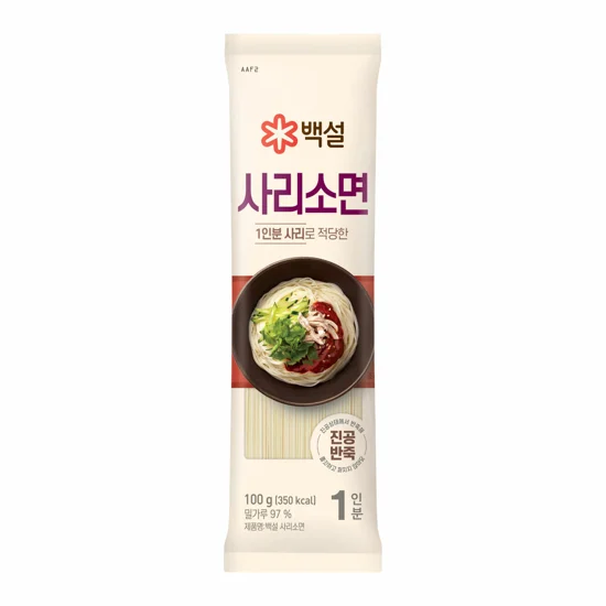 백설 사리소면 100g