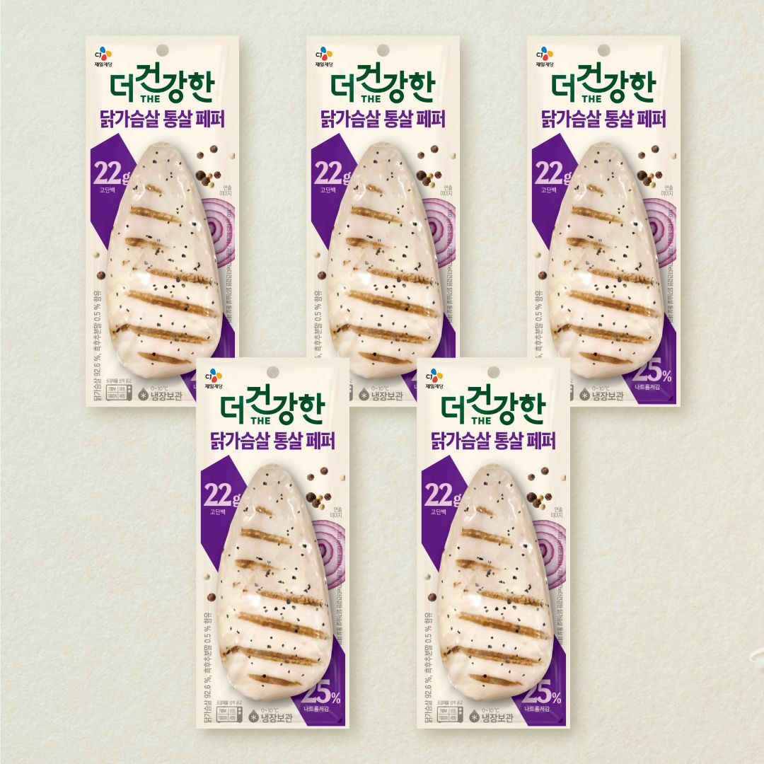 [CJ더마켓] [5+5]더건강한 닭가슴살 통살 페퍼 100g