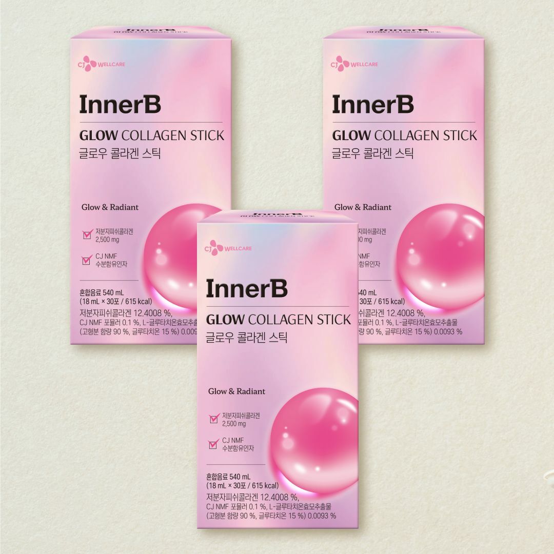 [CJ더마켓] 이너비 글로우 콜라겐 스틱 18ml(30포)X3개