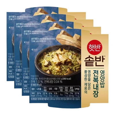 솥반 전복내장영양밥 200gX4개