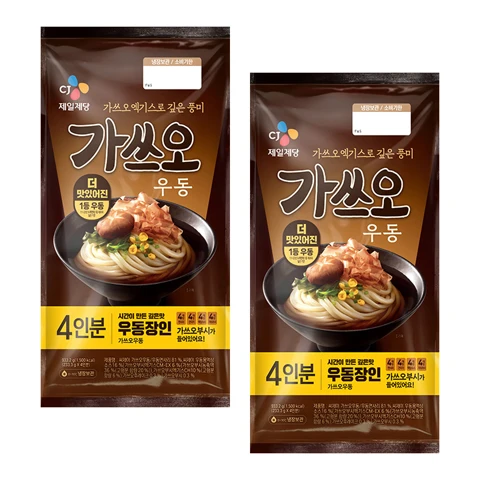 [450개한정]가쓰오우동 4인분 933.2gX2개