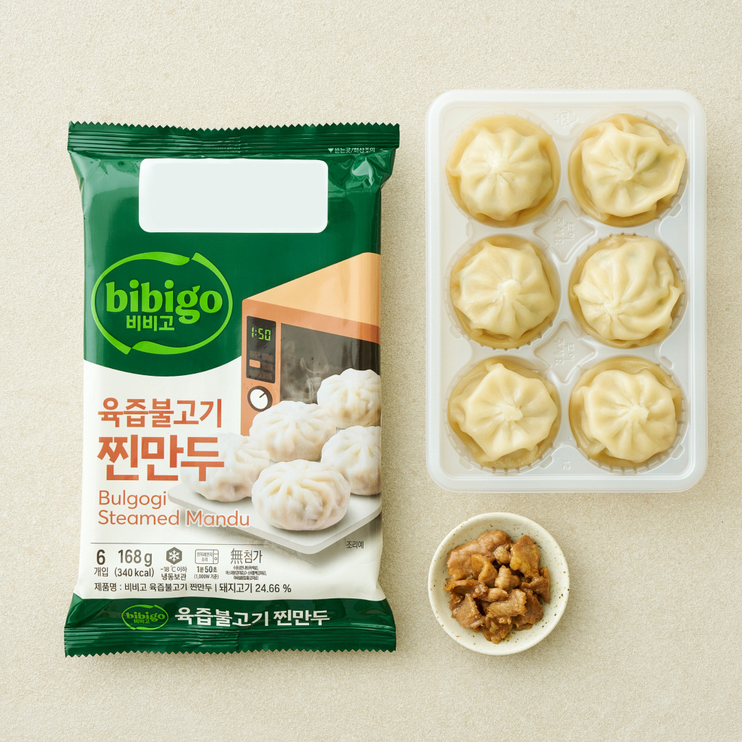 비비고 육즙불고기찐만두 168g