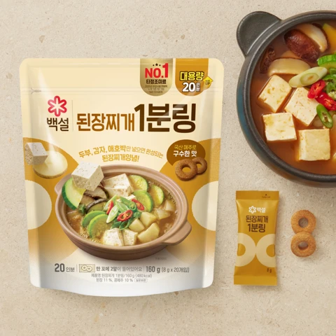 백설 된장찌개 1분링 160G
