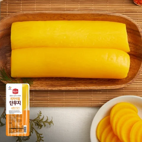 하선정 4無 치자이절 단무지 400g