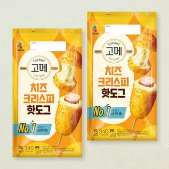 고메 치즈크리스피핫도그 340gX2개