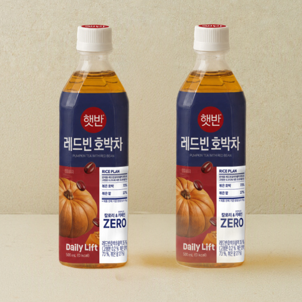 [CJ더마켓] 햇반 레드빈 호박차 500mlx48개(2box)
