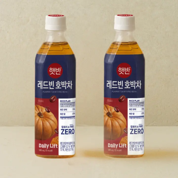 햇반 레드빈 호박차 500mlx48개(2box)