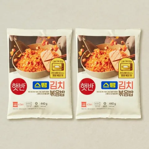 햇반 스팸김치 볶음밥 440gX2개