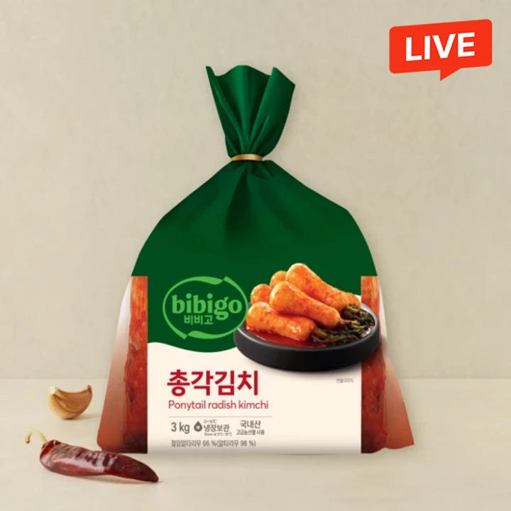[주문후생산]비비고 총각김치 3kg