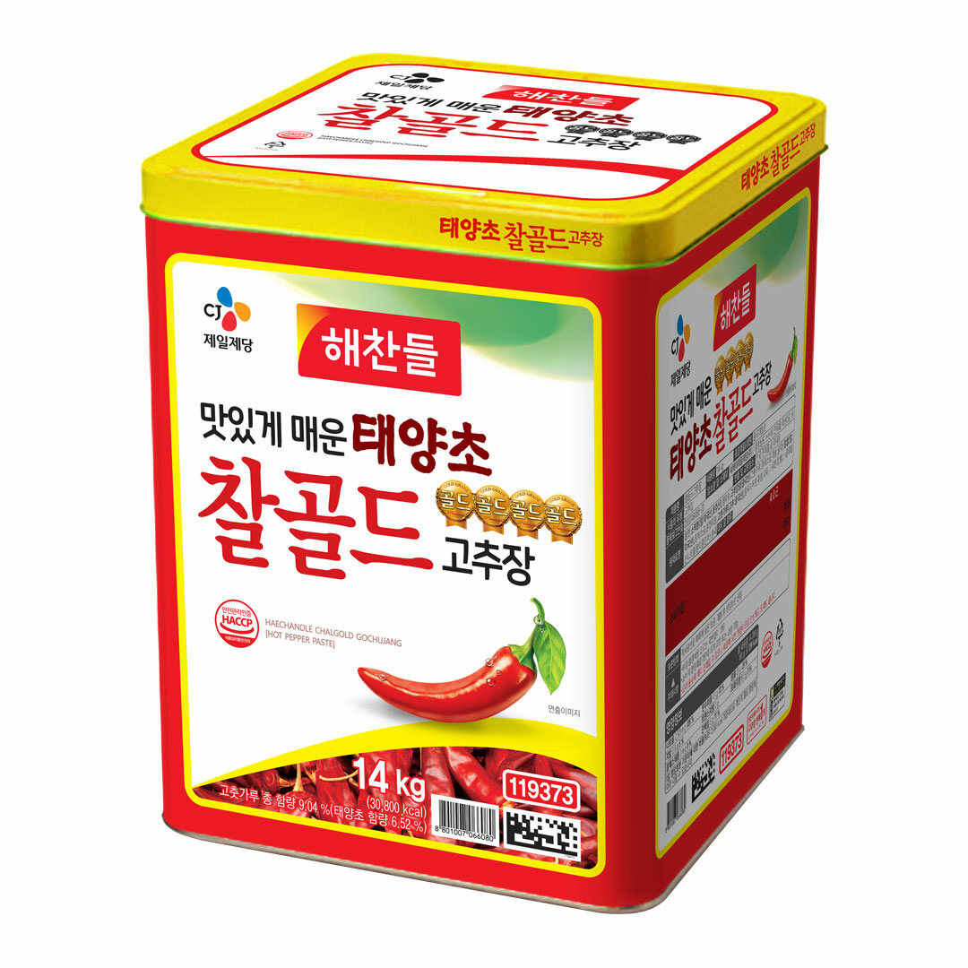 해찬들 찰골드고추장 14kg
